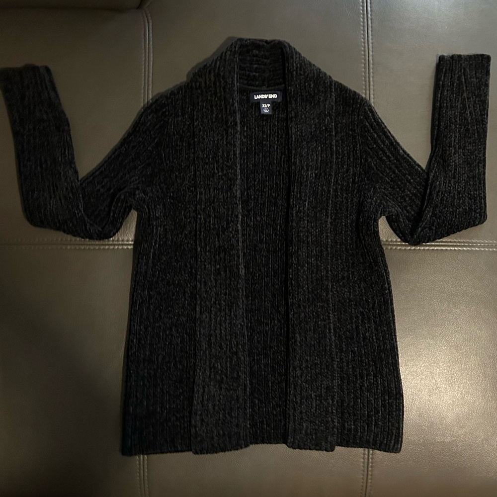 Black Shawl Cardigan